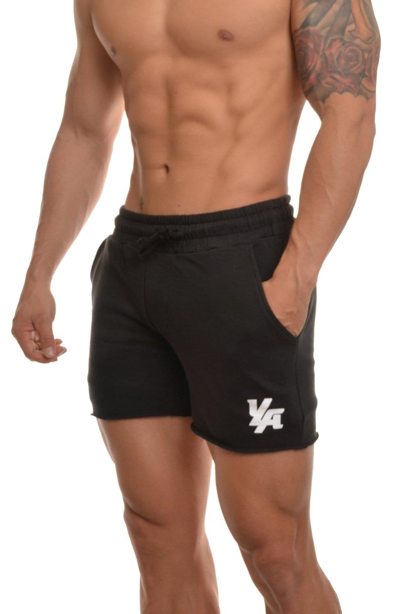 YoungLA 102 Bodybuilding French Terry Shorts Černé | AGSC63127