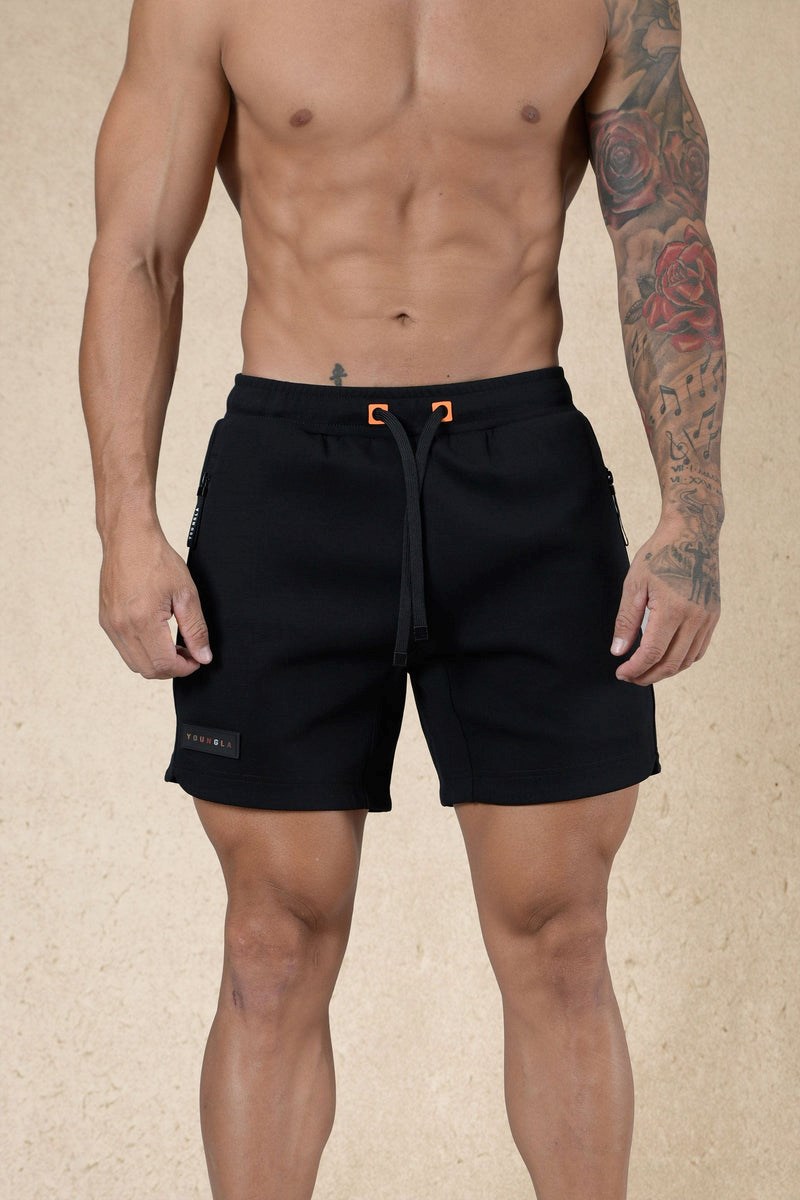 YoungLA 108 Elevate Shorts Černé | ENSJ09726