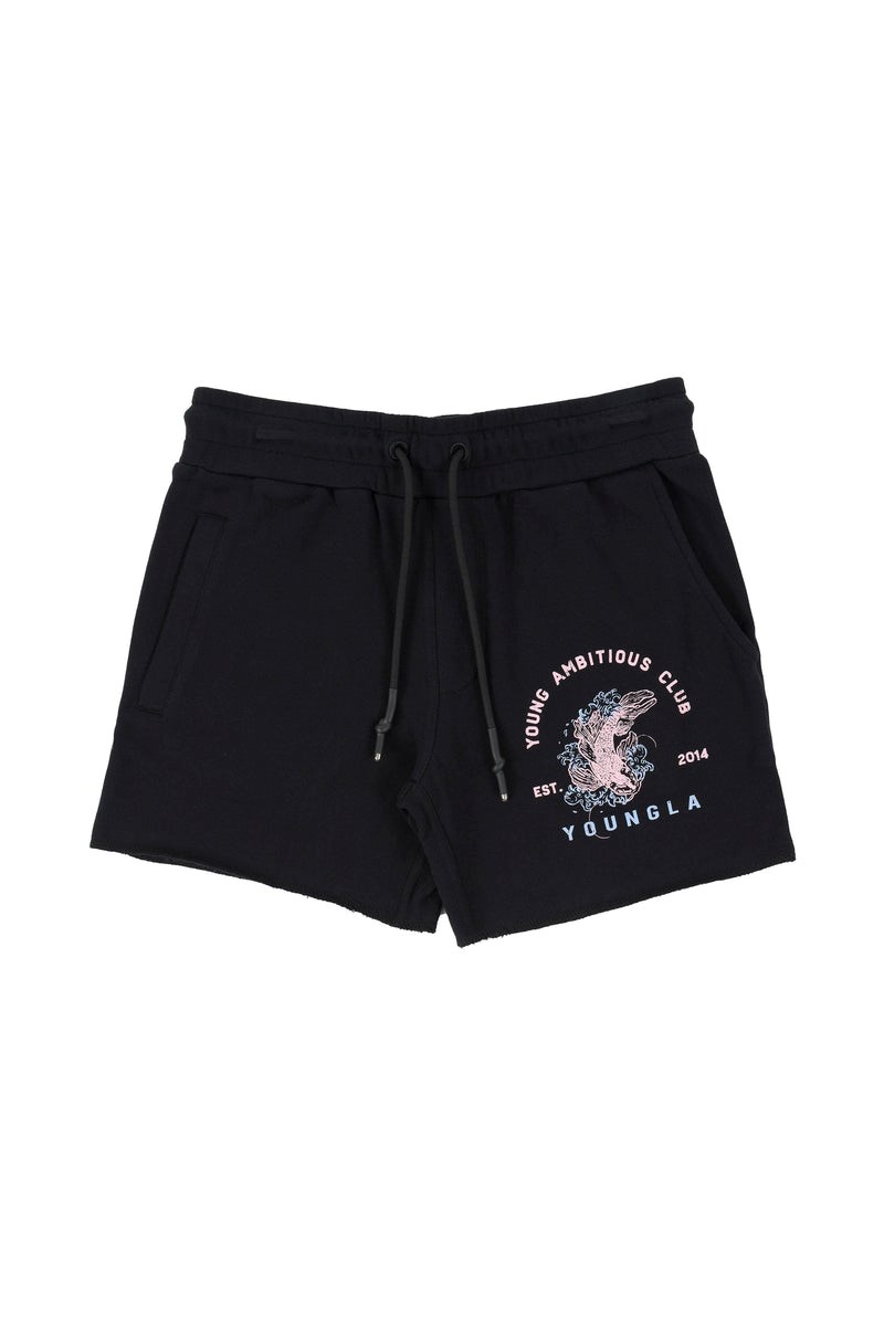 YoungLA 111 Dedication Krátké Shorts Černé | IUGT08692