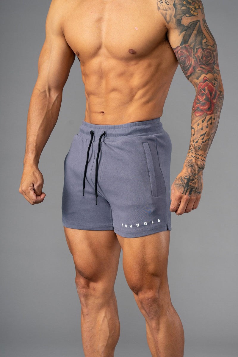 YoungLA 113 The Perfect Krátké Shorts Šedé | OCTU48153