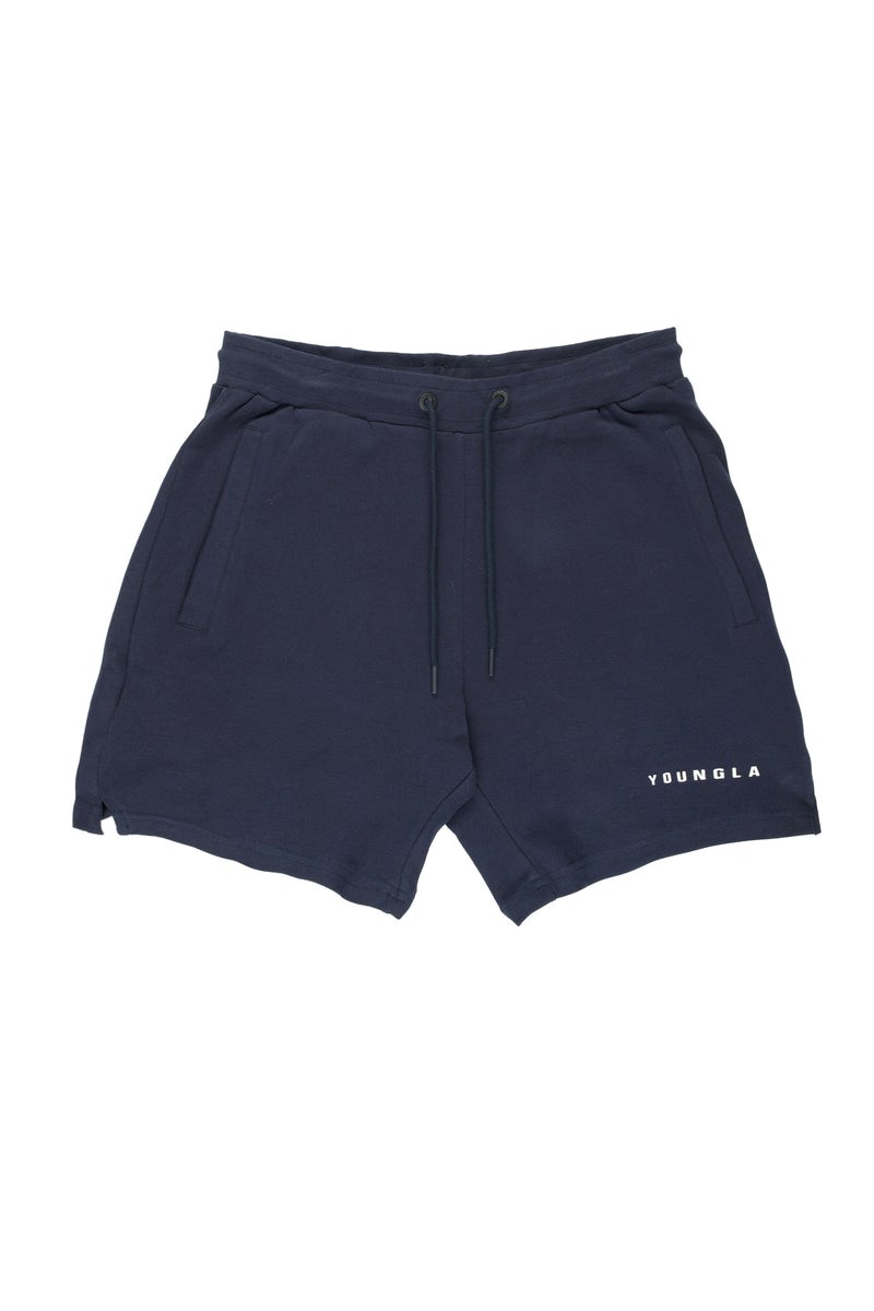 YoungLA 118 The Perfect Shorts Tmavě Blankyt | BRHC83574