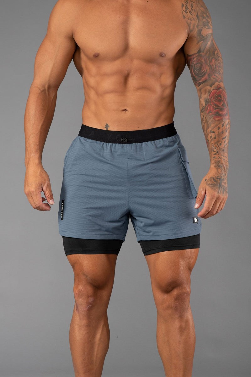 YoungLA 121 Performance Line Compression Shorts Blankyt | XHOA06279