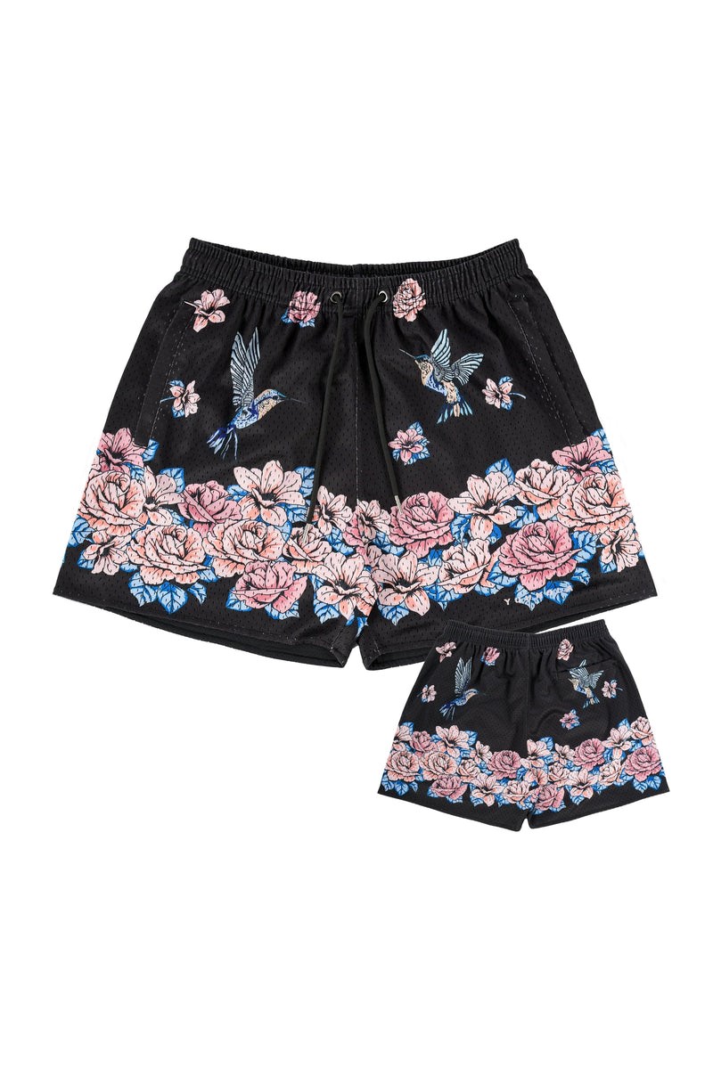 YoungLA 141 The Block Party Shorts Hummingbird Nest | RLIT48065