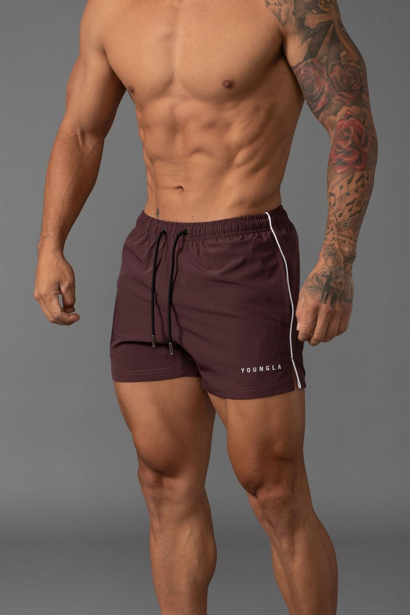 YoungLA 143 Krátké Krátké Swim Shorts Plum | RQHN31205