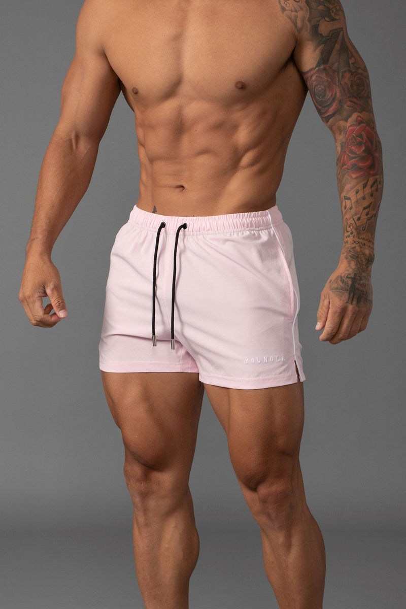 YoungLA 143 Krátké Krátké Swim Shorts Růžové | ARMP79430