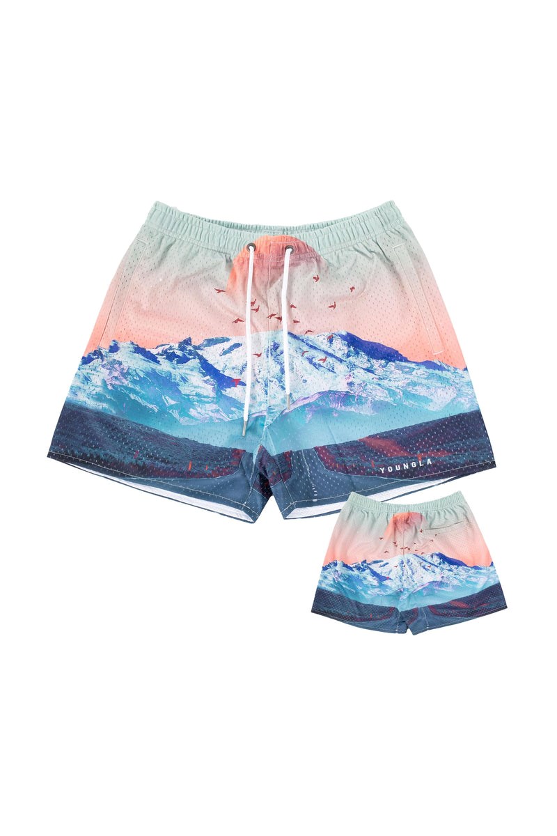 YoungLA 150 After Party Shorts Mystic Mountains | ATWE42690