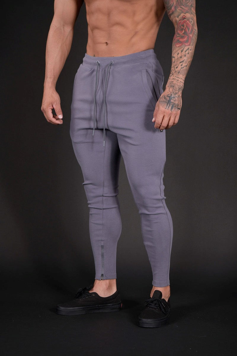 YoungLA 208 The Perfect Joggers Šedé | UPSA27635