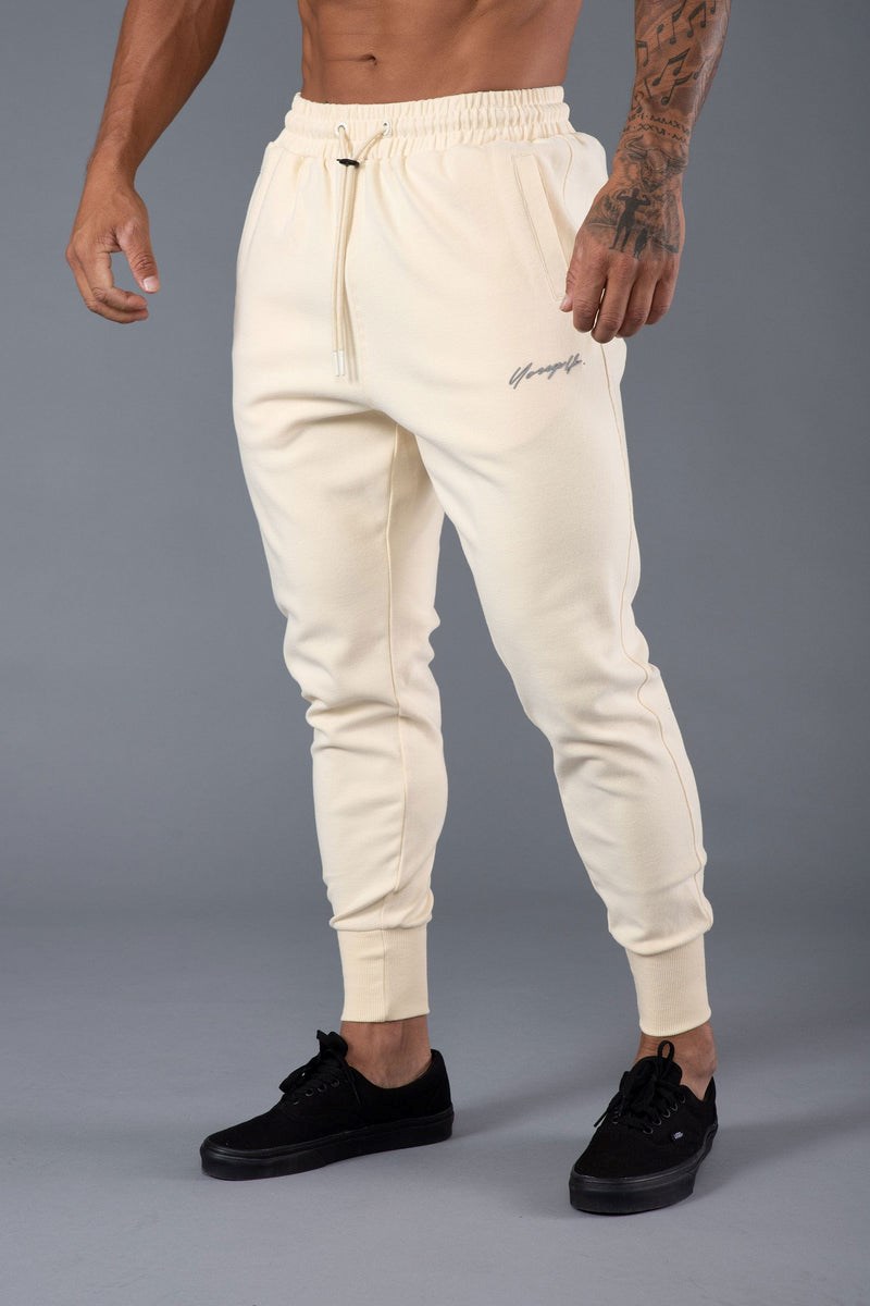 YoungLA 228 Cloud Joggers Off-White | JECU24156