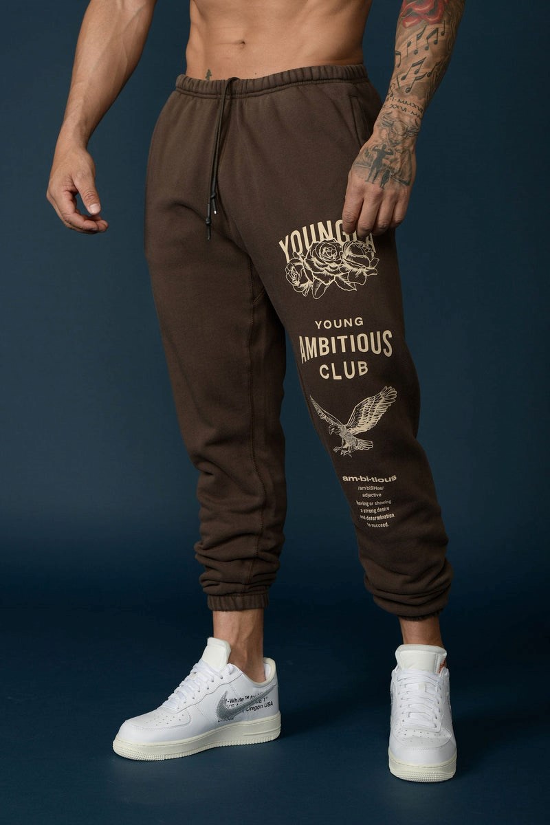 YoungLA 233 The Immortal Joggers Hnědé | JVSR95708