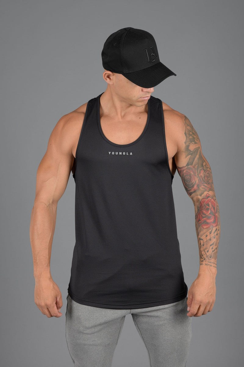 YoungLA 305 Performance Line Tank Tops Černé | ZMCQ12453