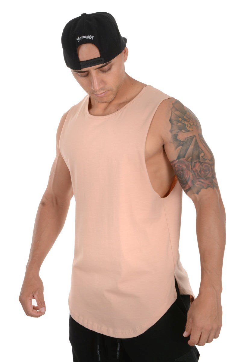 YoungLA 308 Muscle Tanks Salmon | BHYR50426