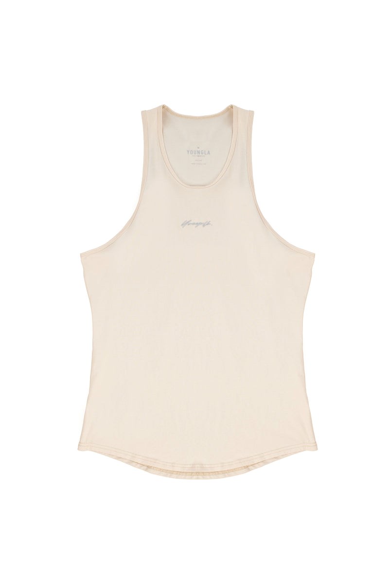 YoungLA 309 Signature Tanks Off-White | QGWB87396