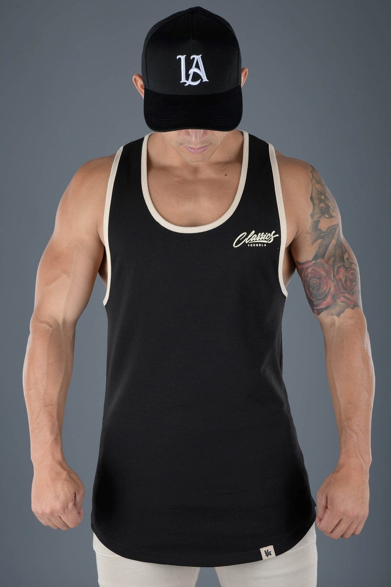 YoungLA 324 Classics Stringer Tank Černé | HBDW71923