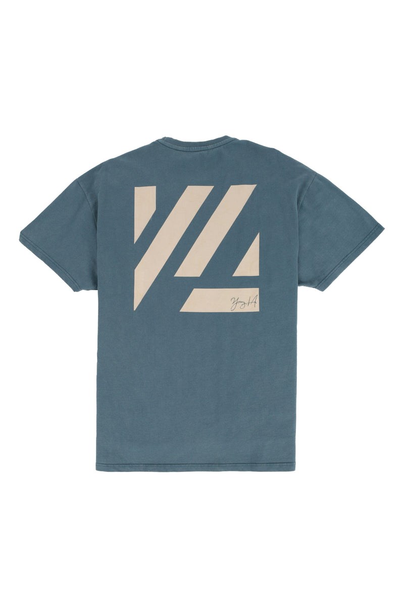 YoungLA 413 Oversized Bloc Shirts Teal Washed | WELD26340