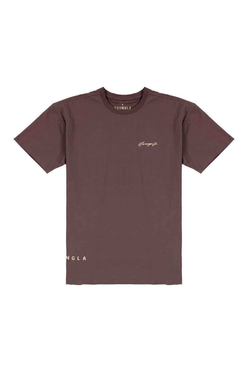 YoungLA 414 Signature Tees Blankyt Světle Modré | JZDR87350