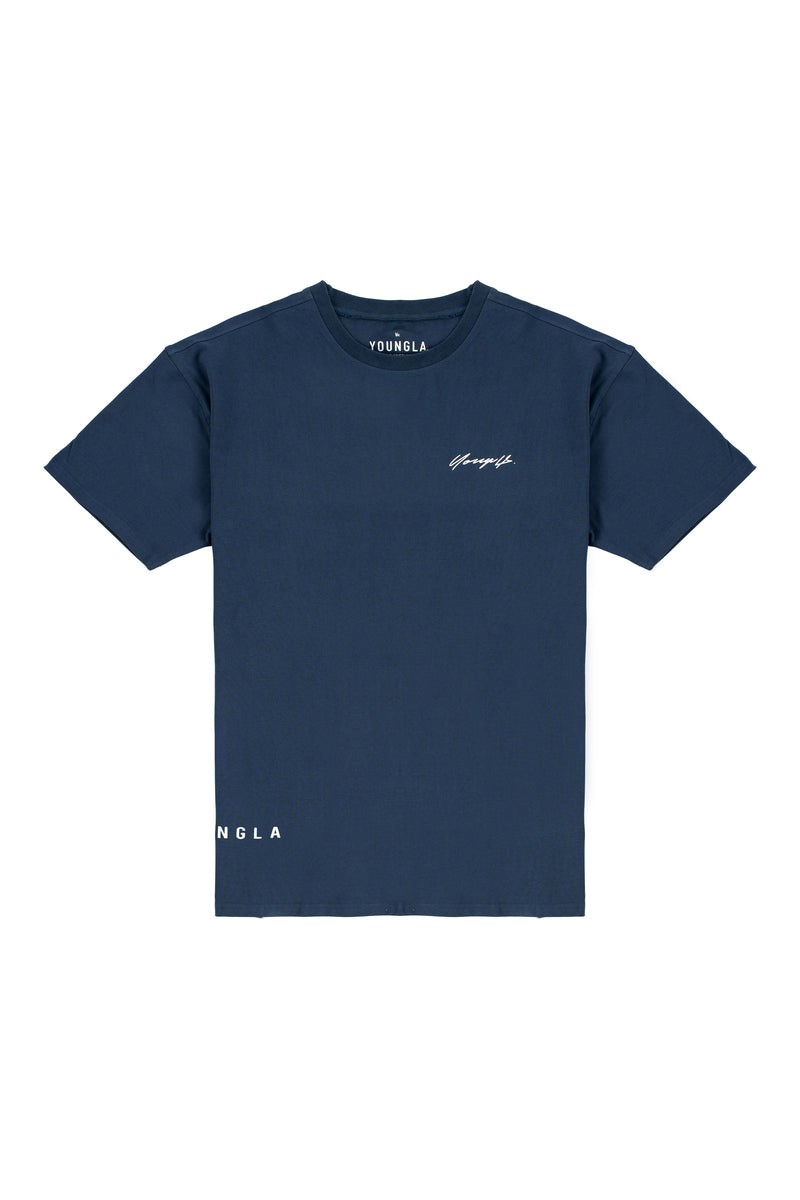 YoungLA 414 Signature Tees Tmavě | PUBK19468