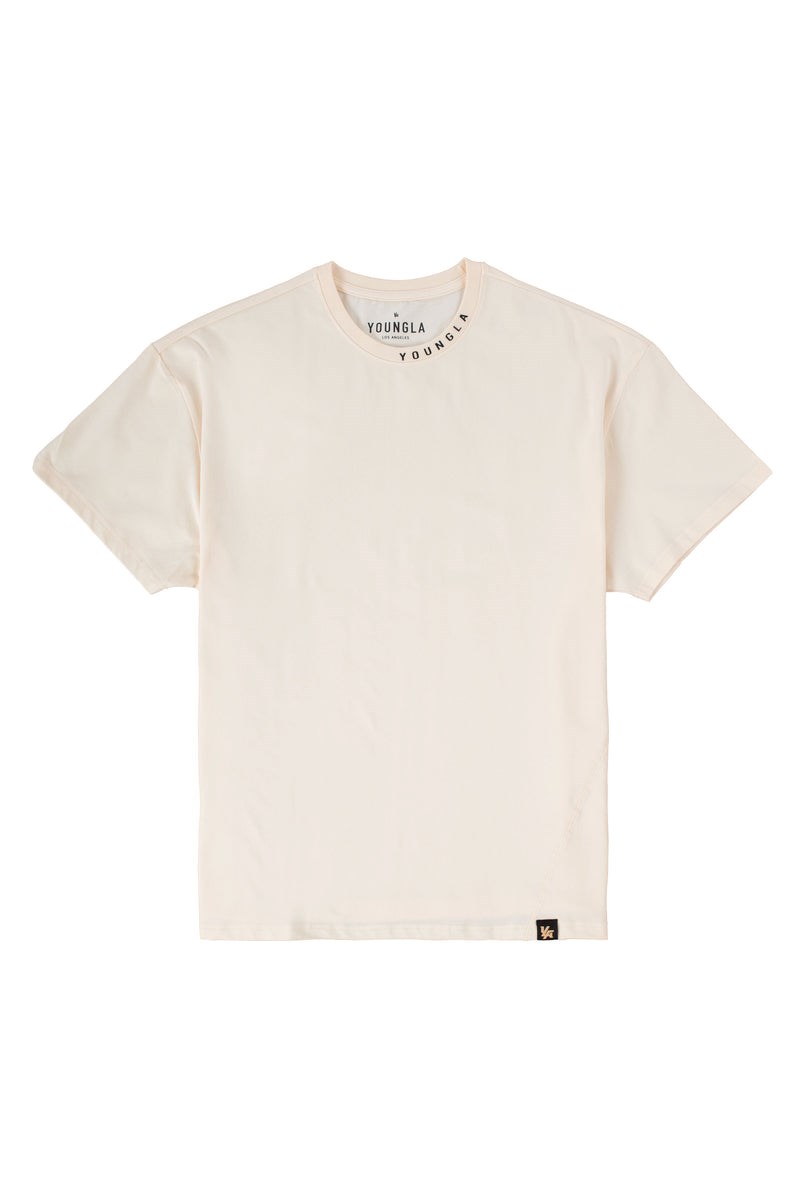 YoungLA 429 Trademark Tees Off-White | CVSH09825