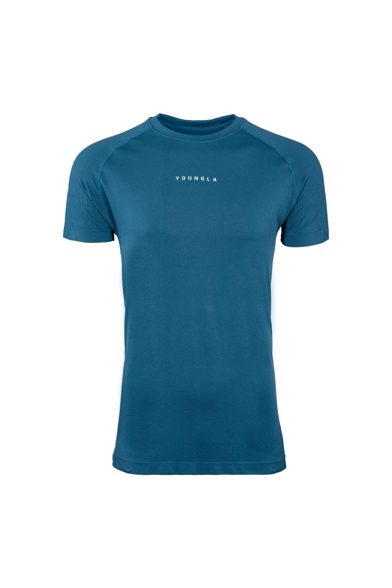 YoungLA 454 New Gen Compression Tee Teal | PHZV34562