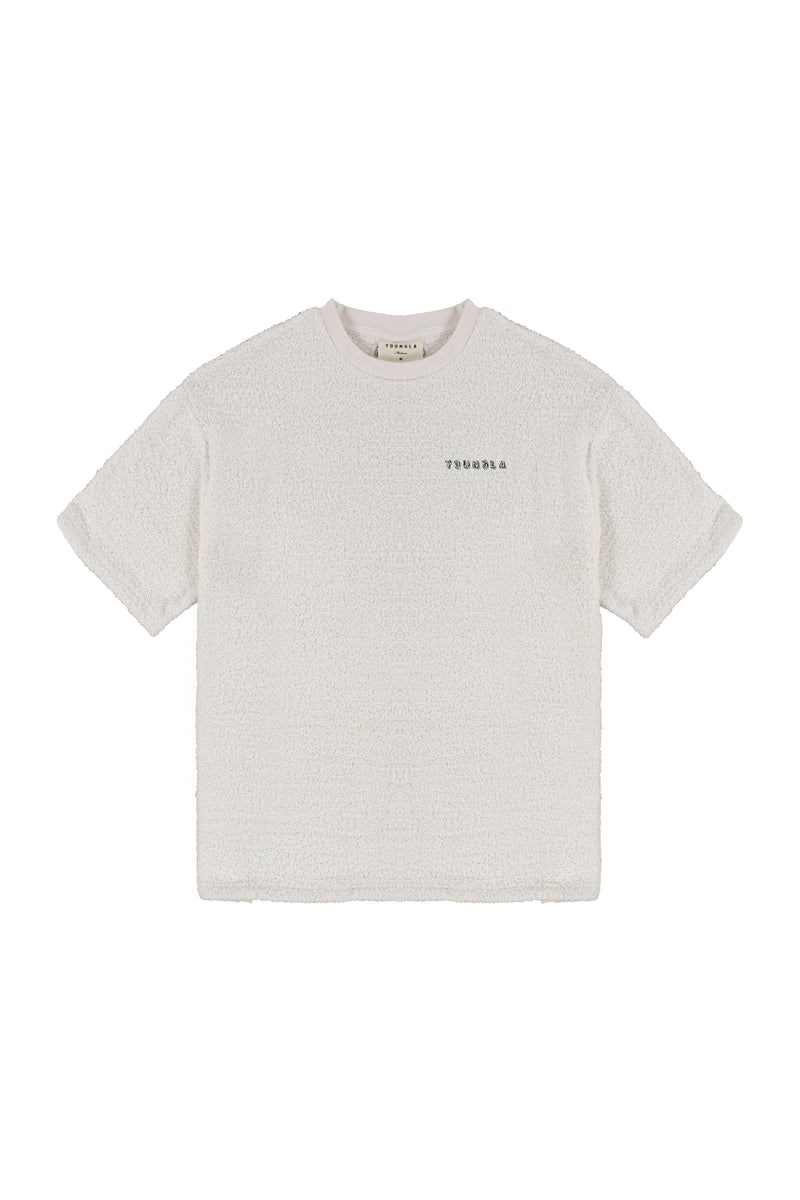 YoungLA 457 Cozy Tees Off-White | YZVK27850