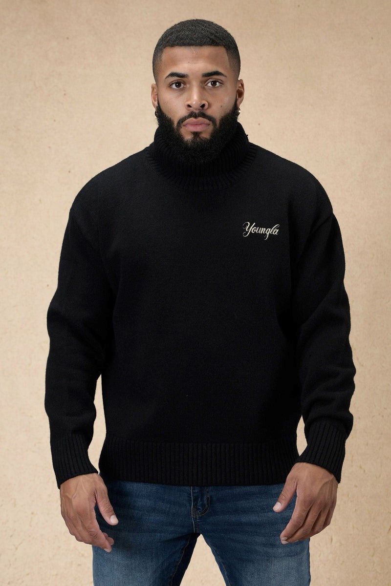 YoungLA 512 Royalty Sweaters Černé | HFAJ86794