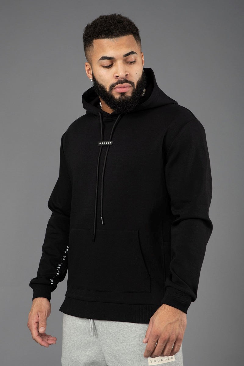 YoungLA 542 Pro-Tech hoodies Černé | MSRF67018