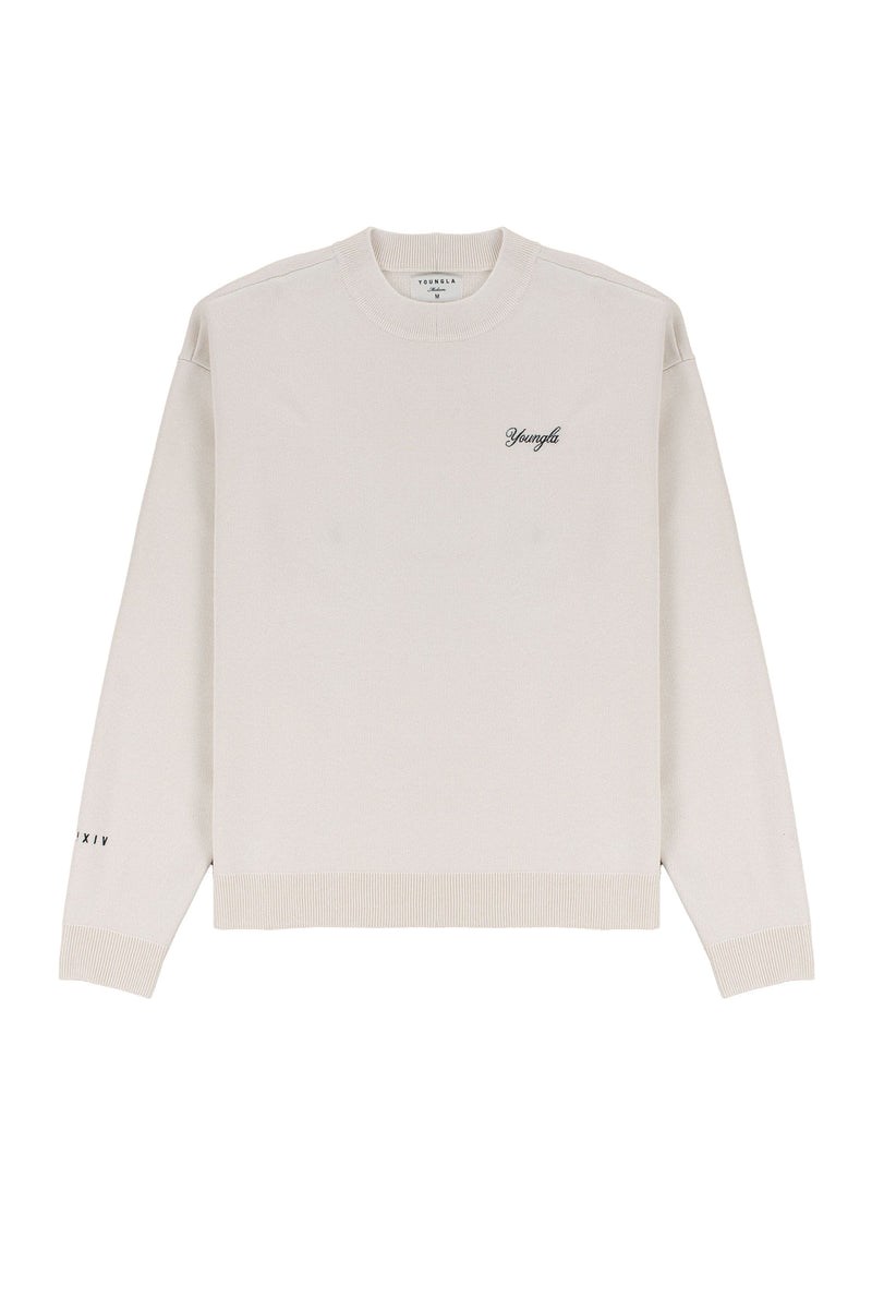 YoungLA 543 Essex Sweaters Off-White | VKXF32419