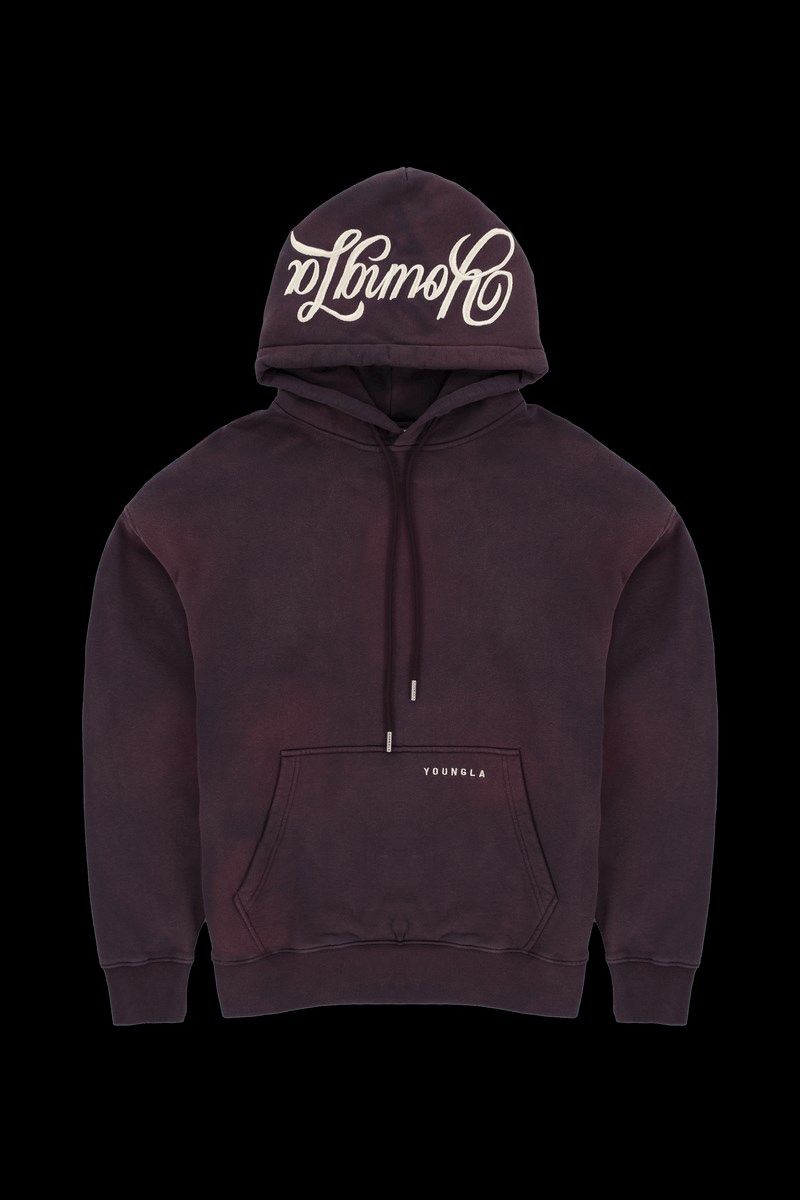 YoungLA 549 Phantom Hoodies Fialové Blankyt Světle Modré | ULZG04159