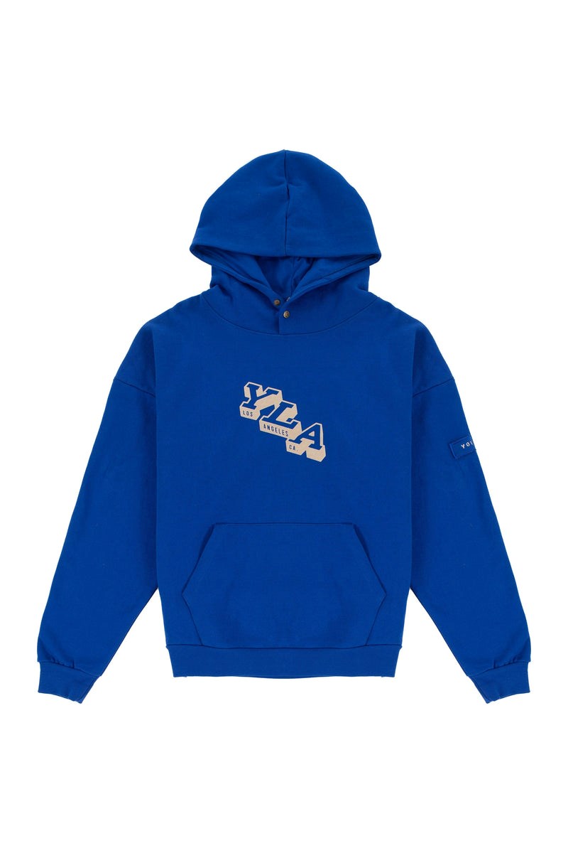 YoungLA 551 Campus Hoodies Královská Modrá Blankyt | SYDI34972