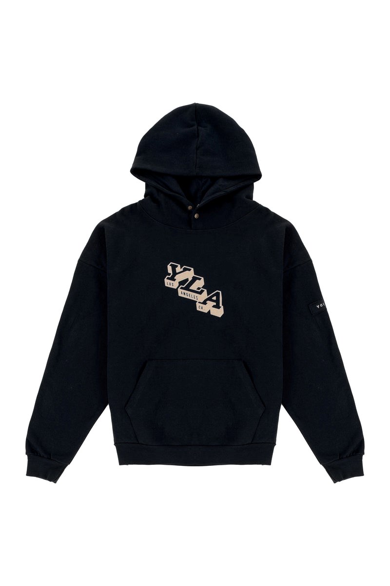 YoungLA 551 Campus Hoodies Černé | ITKO60287