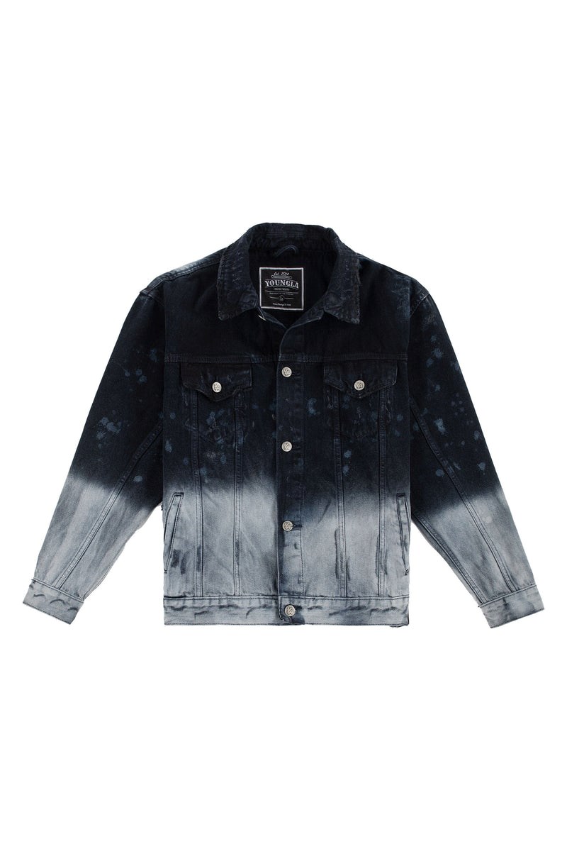 YoungLA 632 Downtown Denim Jackets Tmavě Blankyt | IZOY76520