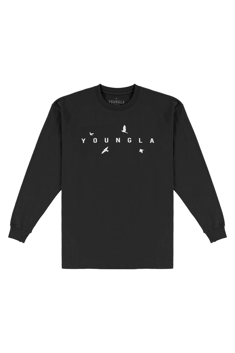 YoungLA 811 Liberty Long Sleeves Černé | JXYI45162