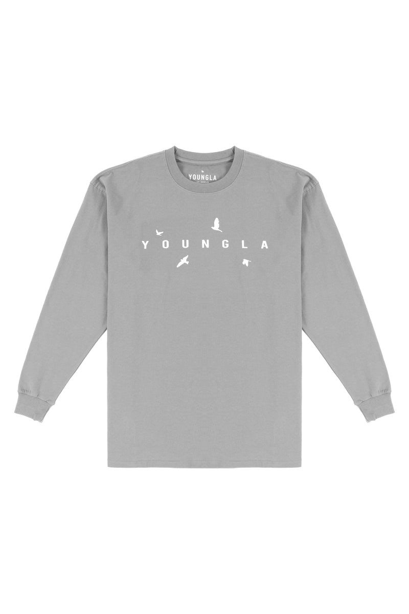 YoungLA 811 Liberty Long Sleeves Šedé | PMLB26730