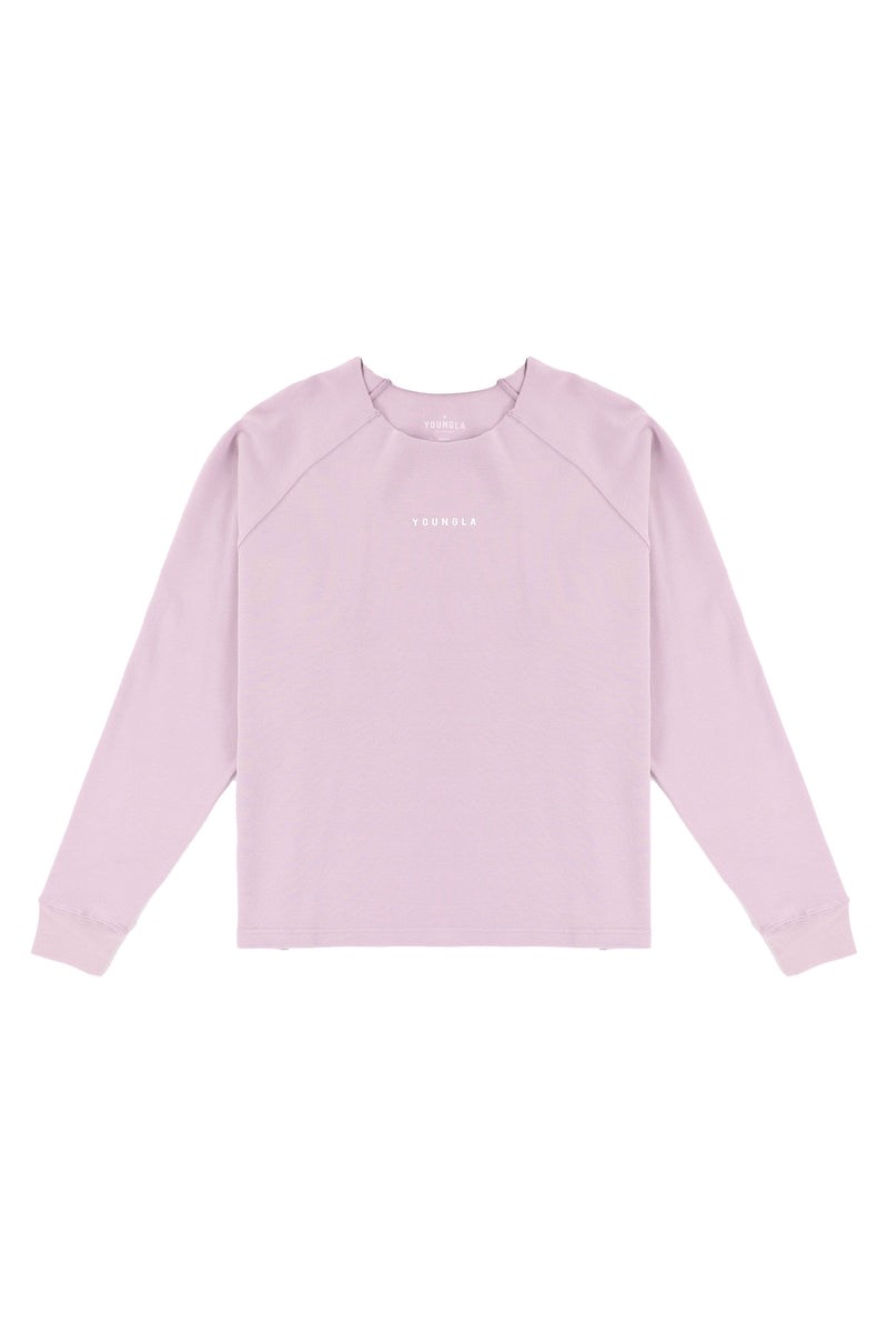 YoungLA 815 Raw Neck Cloud Longsleeves Levandule | FOXV23074