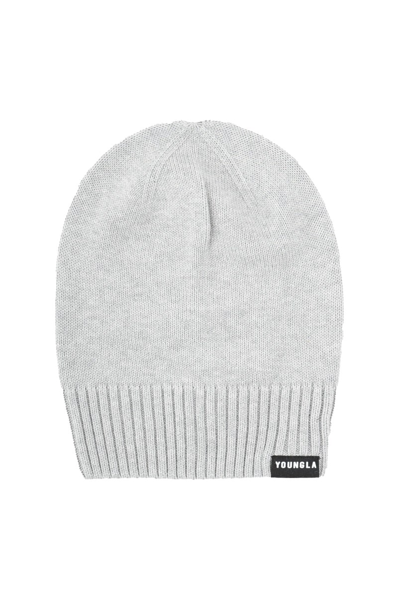 YoungLA 928 Essential Beanies Šedé | KSRI49721