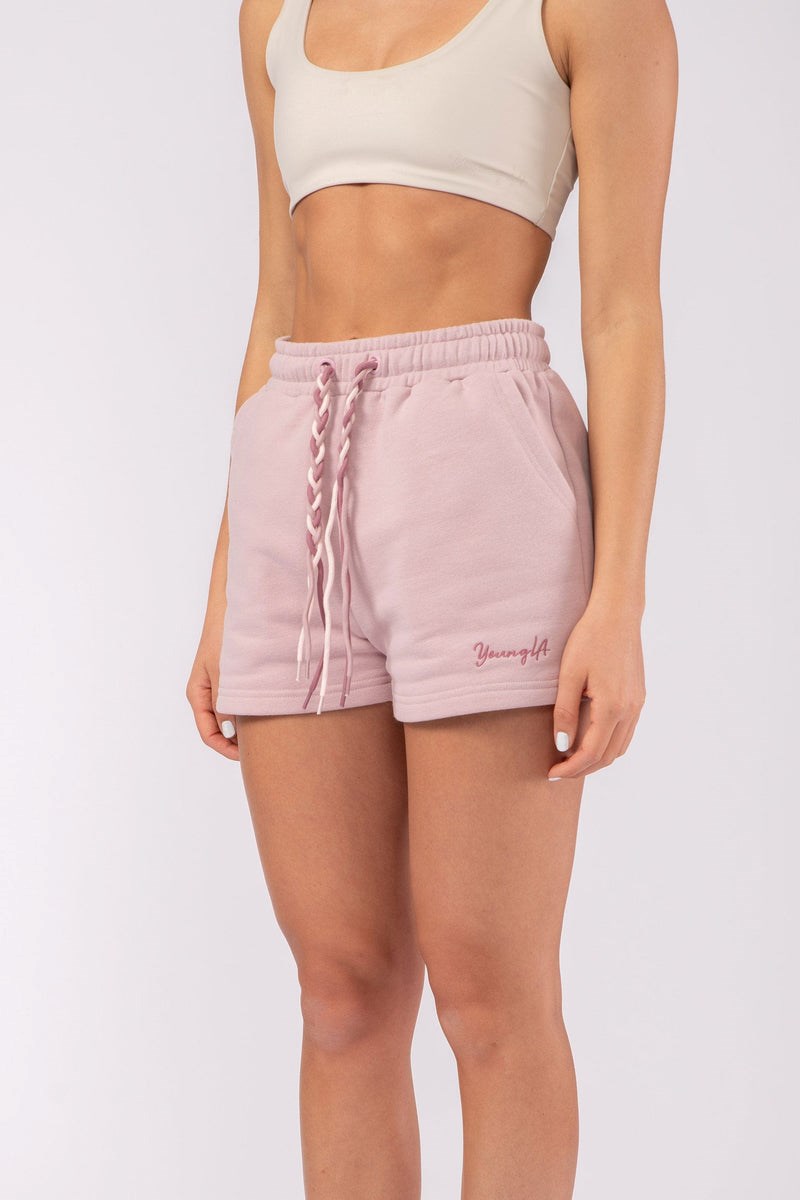 YoungLA W107 Triple String Shorts Růžové | PWQA35974