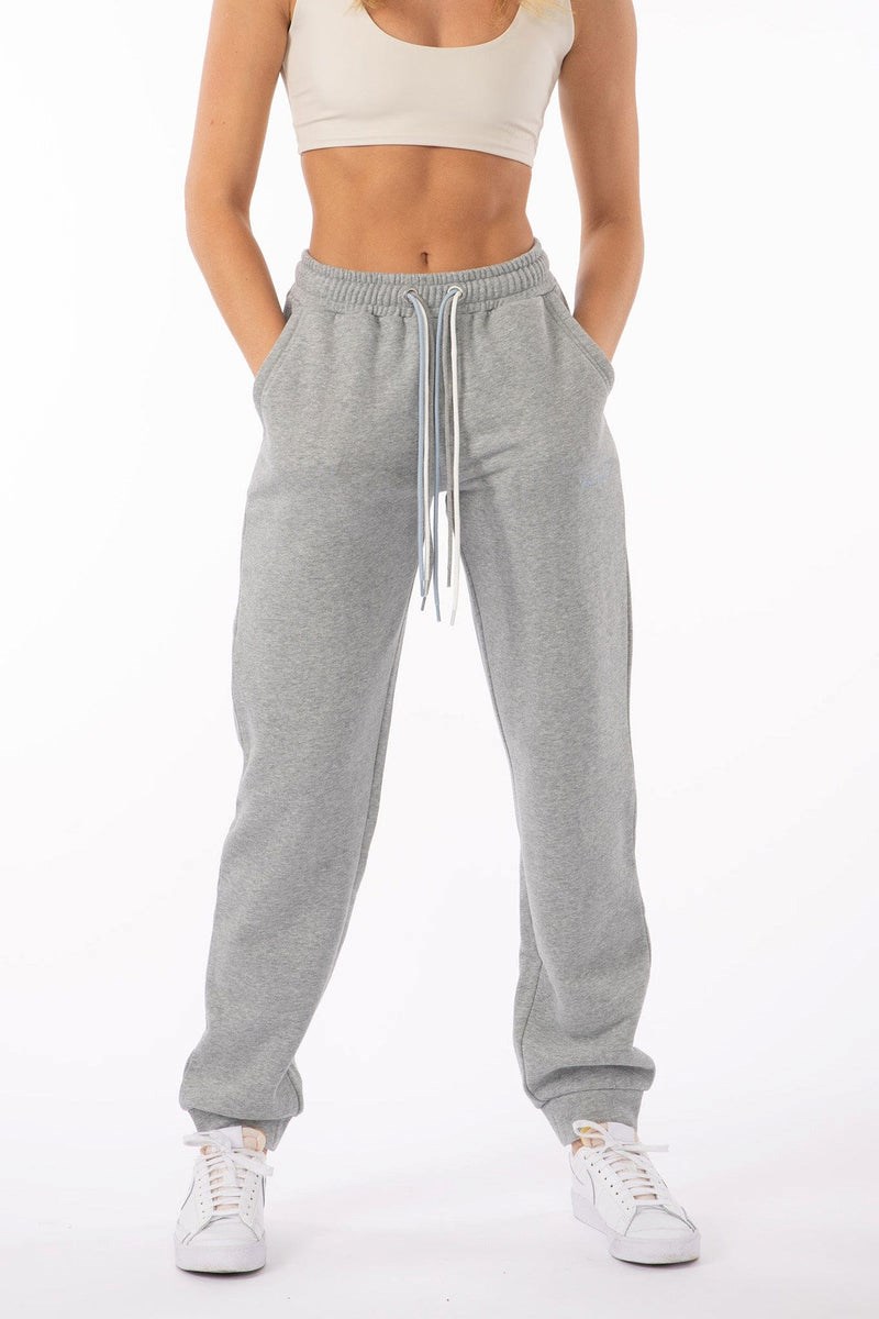 YoungLA W207 Triple String Joggers Šedé | KVDP13409