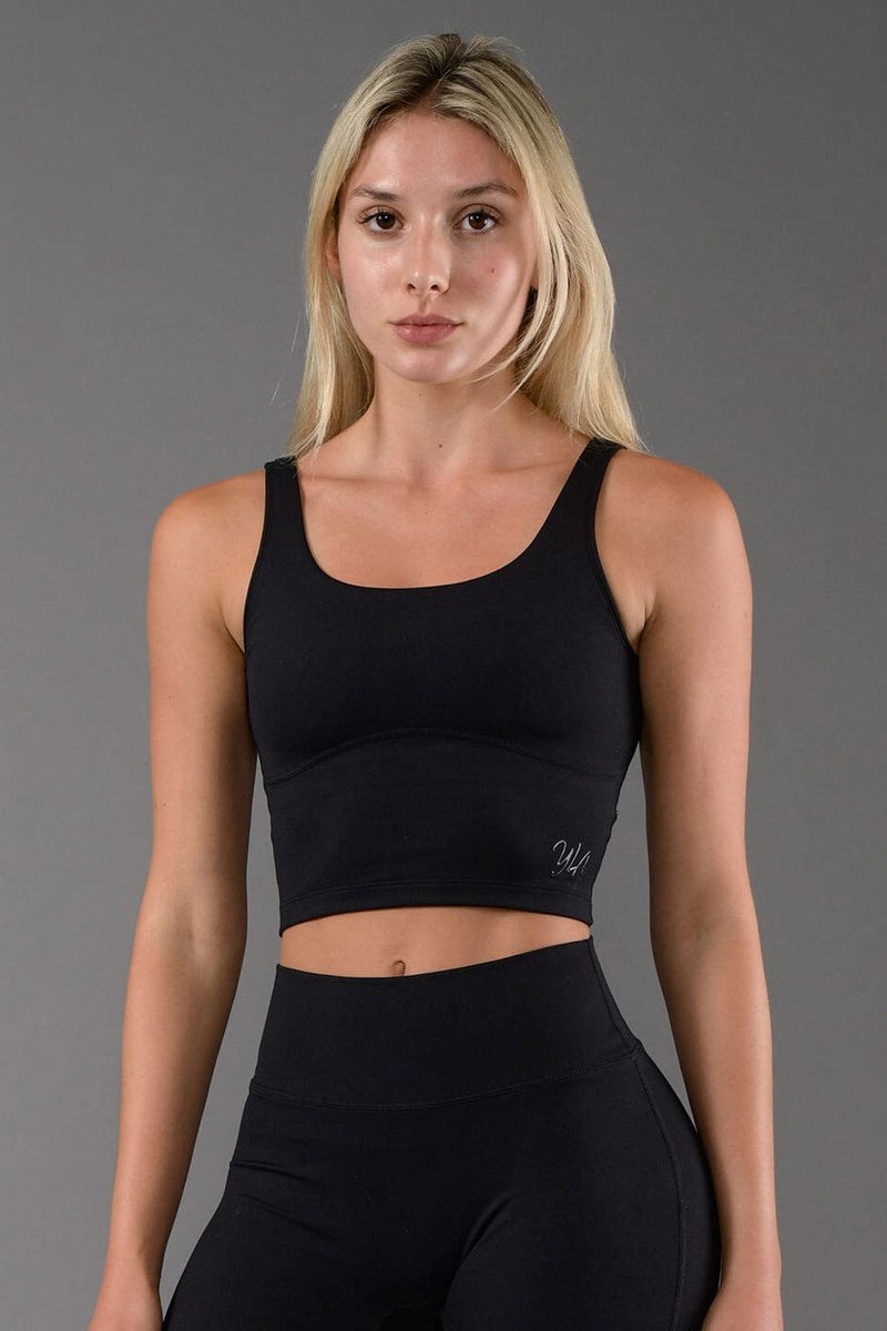 YoungLA W309 Level-up Sports Bra Černé | UJBQ15039