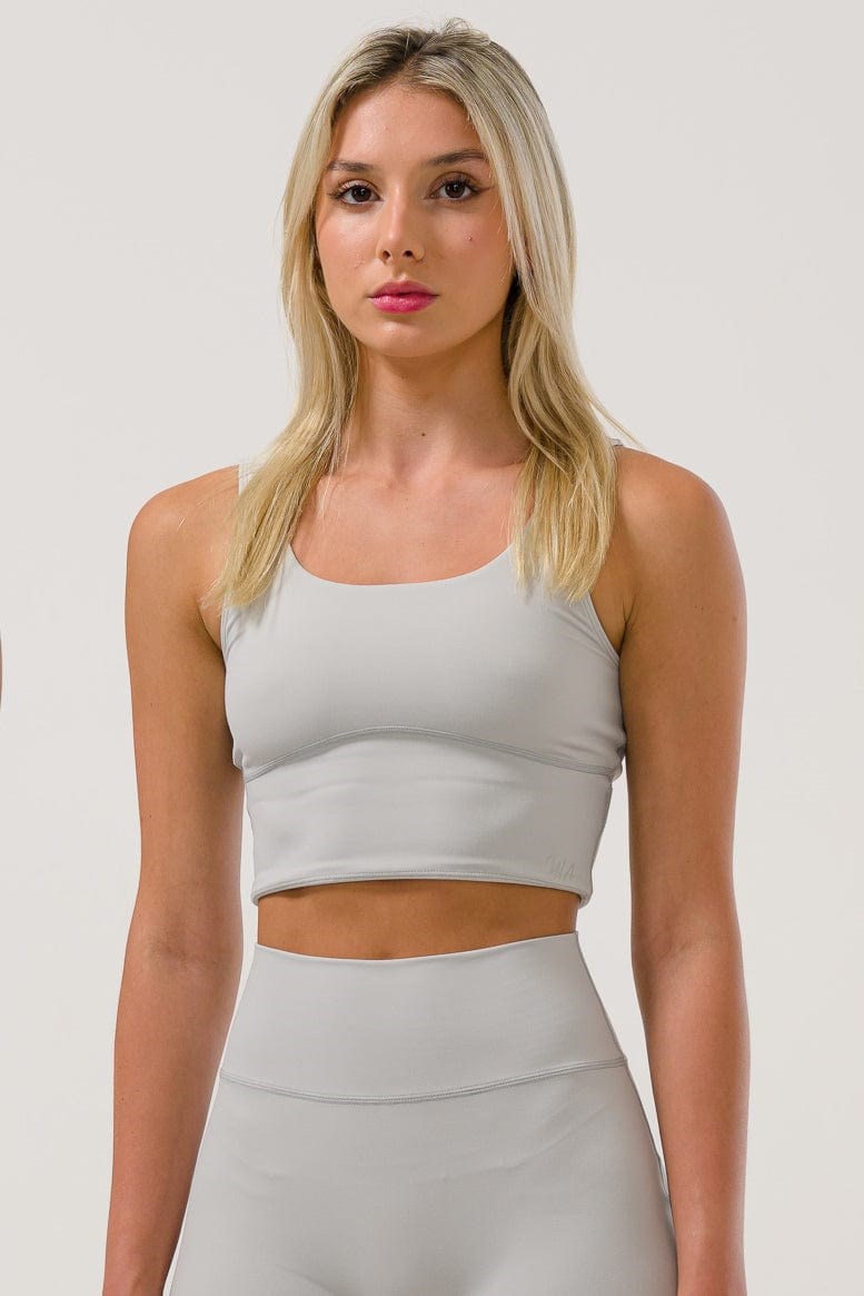 YoungLA W309 Level-up Sports Bra Šedé | GHYF50813