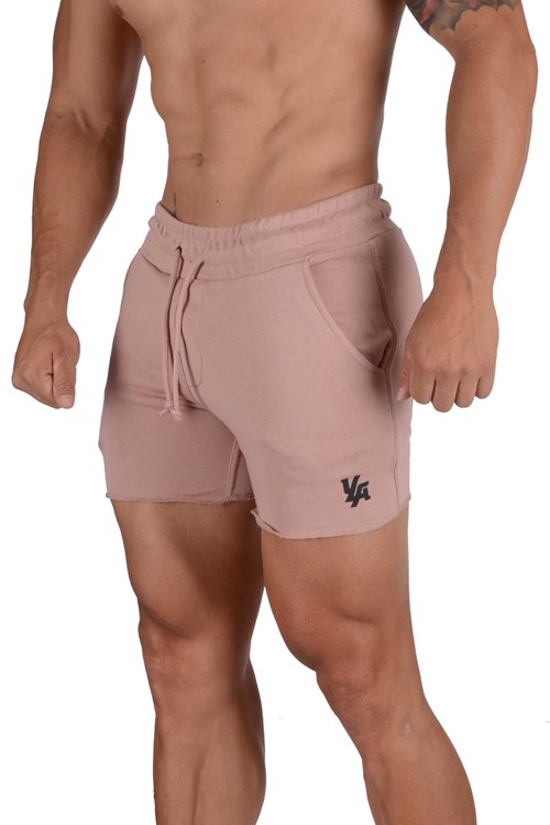 YoungLA 102 Bodybuilding French Terry Shorts Salmon | ENWB31572