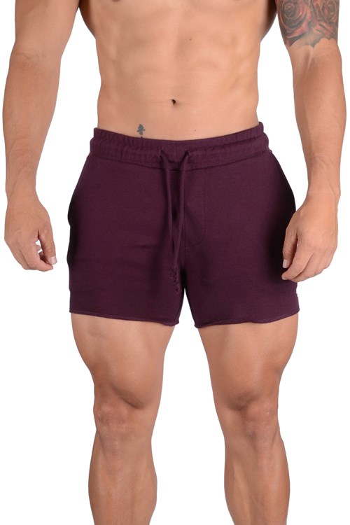 YoungLA 102 Bodybuilding French Terry Shorts Fialové | OTHS47836