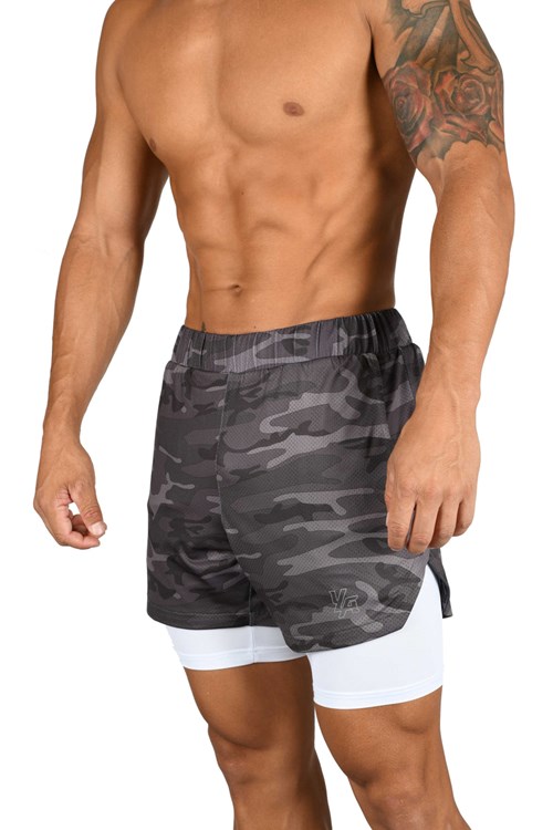 YoungLA 105 Compression Shorts 2.0 Šedé | PBCX23840