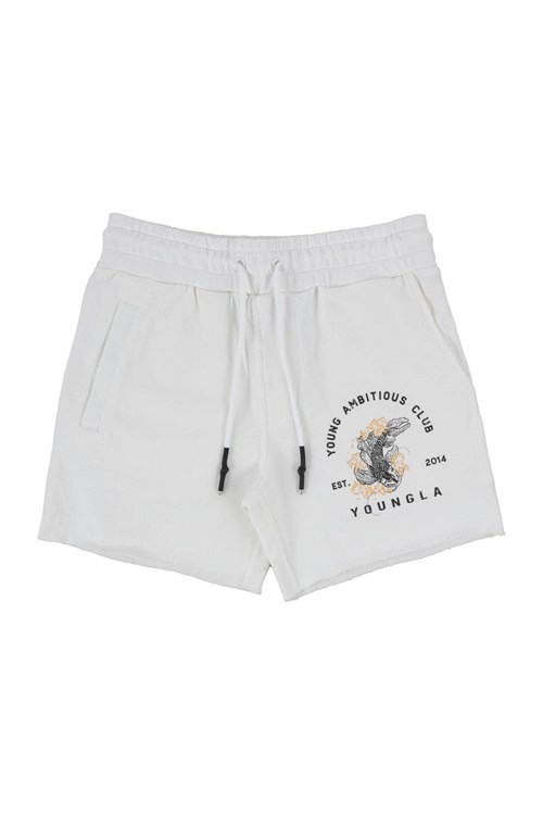 YoungLA 111 Dedication Krátké Shorts Bílé | AJHZ63015