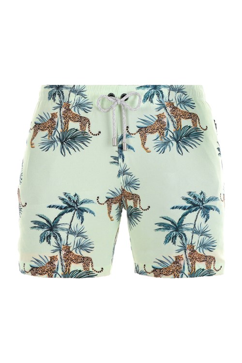 YoungLA 128 Abstract Swim Shorts '22 Tropical Cheetah | WHBT91708