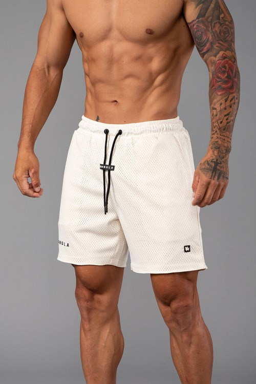 YoungLA 130 Essential Basketball Shorts Krém | AYOL78954