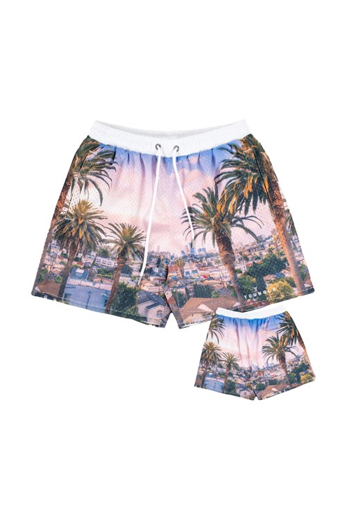 YoungLA 150 After Party Shorts City of Angels | ZNAU15867