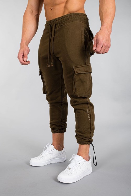 YoungLA 206 Rambo Combat Joggers Olivy Zelené Blankyt Světle Modré | AZVU79145