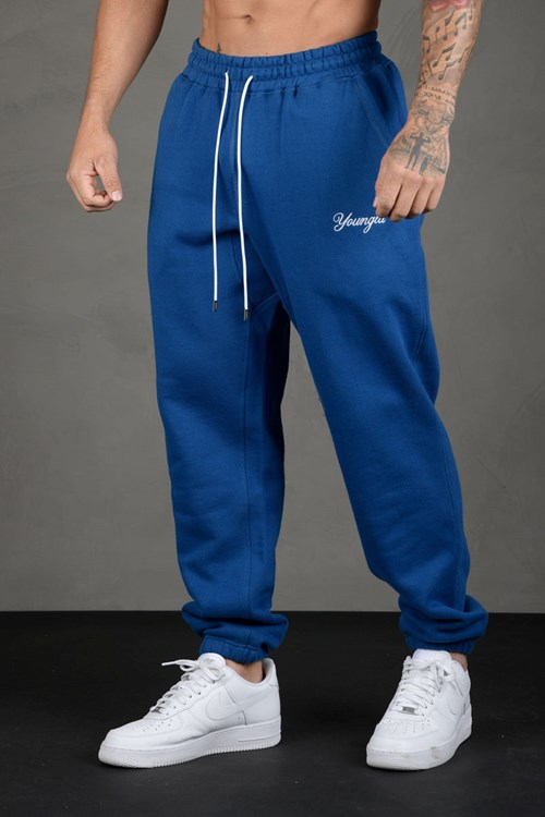 YoungLA 211 For Him Joggers Královská Modrá Blankyt | TAVK84357