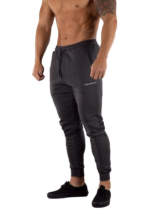 YoungLA 213 Elite Joggers Coal | UFNT53701