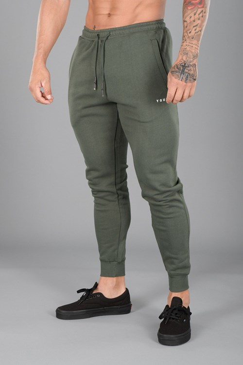 YoungLA 213 Elite Joggers Zelene | SCVZ48761