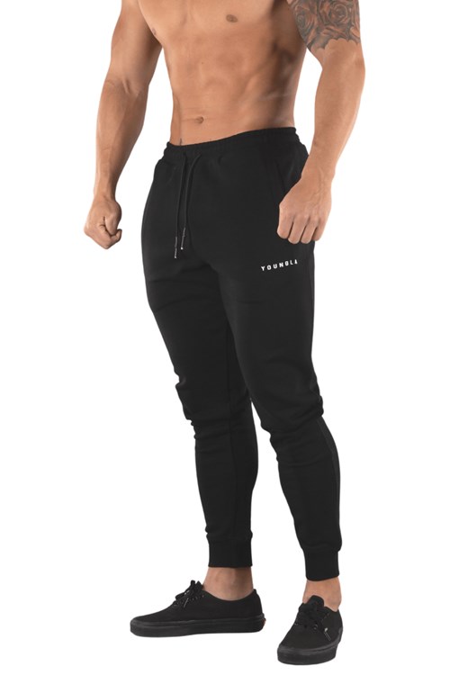 YoungLA 213 Elite Joggers Černé | AHNV23875